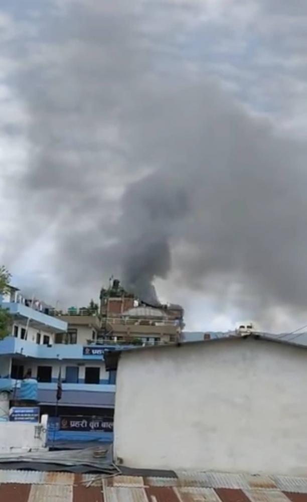 बालाजु बाइपासको जुत्ता कारखानामा भिषण आगलागी