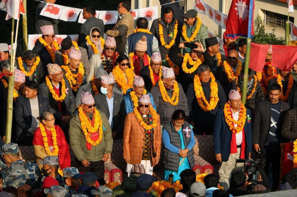 अध्यक्ष ओलीलाई उनको जन्मथलोमा  भव्य स्वागत