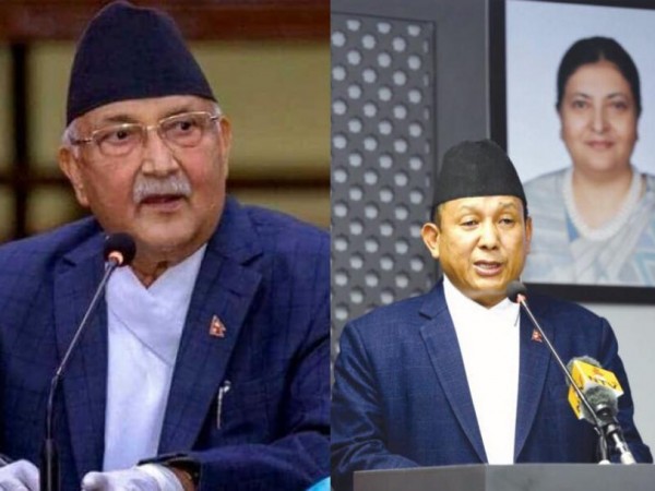 मन्त्री गुरुङले दिए प्रधानमन्त्री ओलीलाई बधाई 