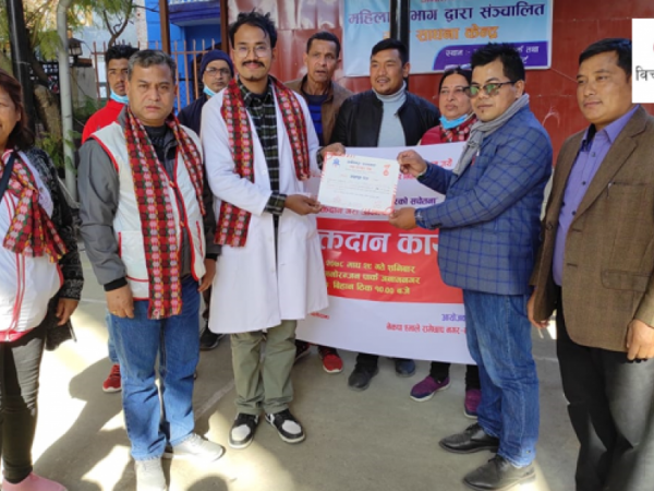 ब्लोदानको समन्वयमा रामेछाप नगर सम्पर्क मञ्चको रक्तदान कार्यक्रम सम्पन्न 