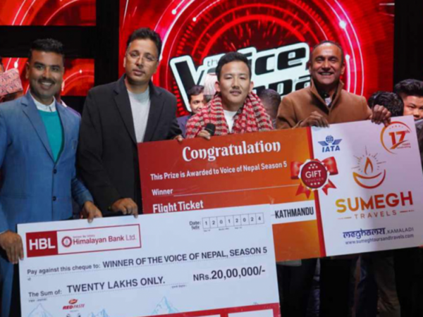 भ्वाइस अफ नेपाल सिजन ५ को उपाधि राईलाई