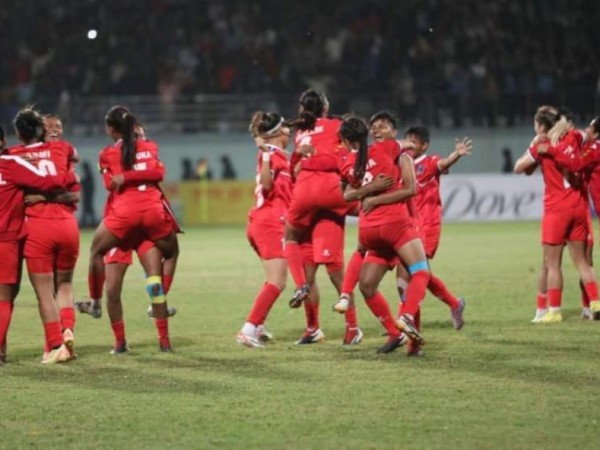 साफ महिला  च्याम्पियनसिपमा भारतलाई ४-२ ले हराउदै नेपाल फाईनलमा प्रवेश ।