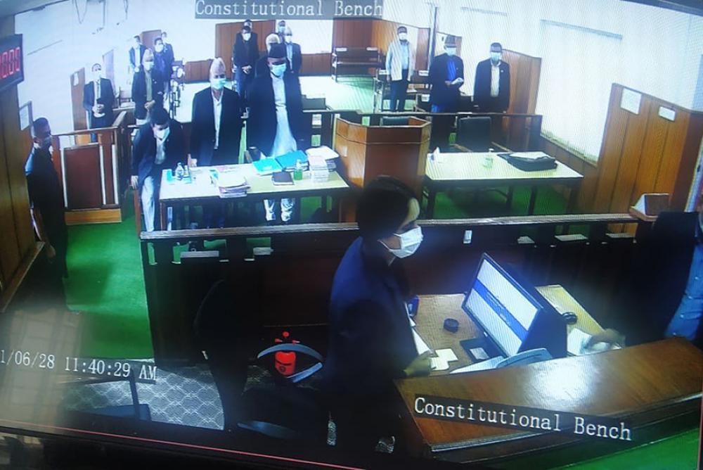 प्रतिनिधि सभा विघटनविरुद्ध संवैधानिक इजलासमा विपक्षीको बहस सुरु