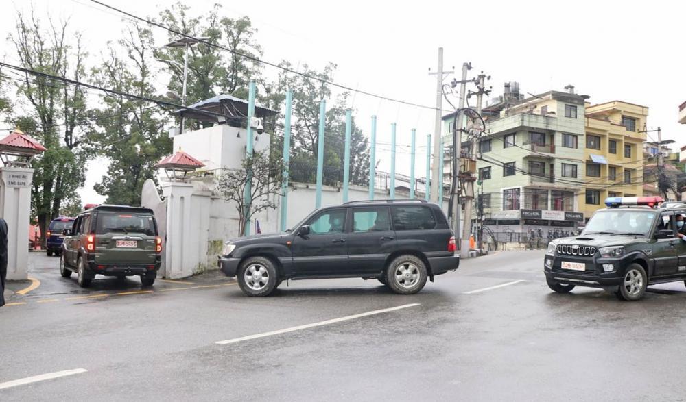 प्रधानमन्त्री देउवाले गरे बालुवाटारस्थित सरकारी निवासमा प्रवेश 