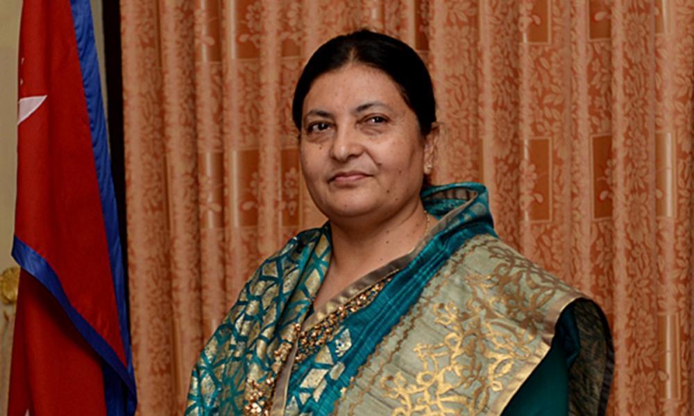 चुरे पर्वत श्रृंखलाको संरक्षणमा सबै पक्षको सहकार्य आवश्यक छ ः राष्ट्रपति भण्डारी