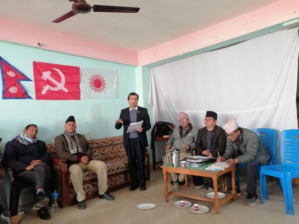  सुविधा सम्पन्न पार्टी कार्यालय निर्माण गर्दै एमाले रामेछाप