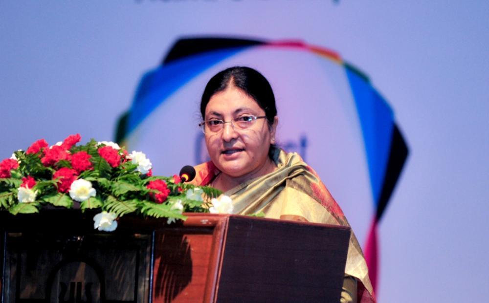 राष्ट्रपति भण्डारीले आज संघीय संसद्को संयुक्त बैठक सम्बोधन गर्दै 