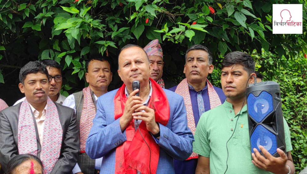 नेपाली जनताको विकासका प्रति आकांक्षा रहेको एमाले मात्र हो: पोखरेल