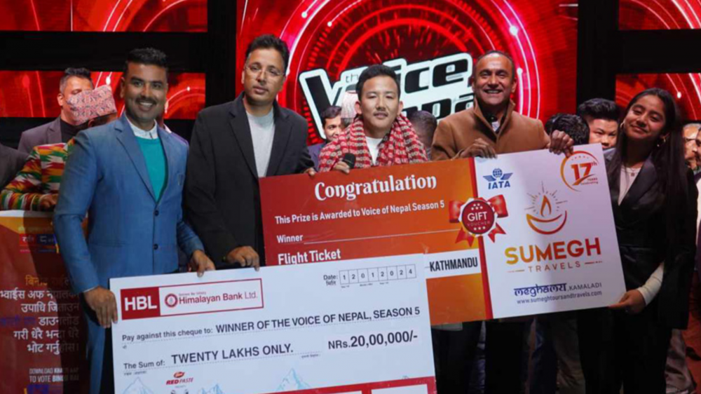 भ्वाइस अफ नेपाल सिजन ५ को उपाधि राईलाई