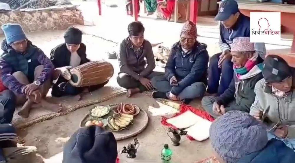 लोप हुदै गएकाे संस्कृतिलाई जाेगाउदै रामेछाप गाेठगाउँ- गाेठपानीका नेवार समुदाय