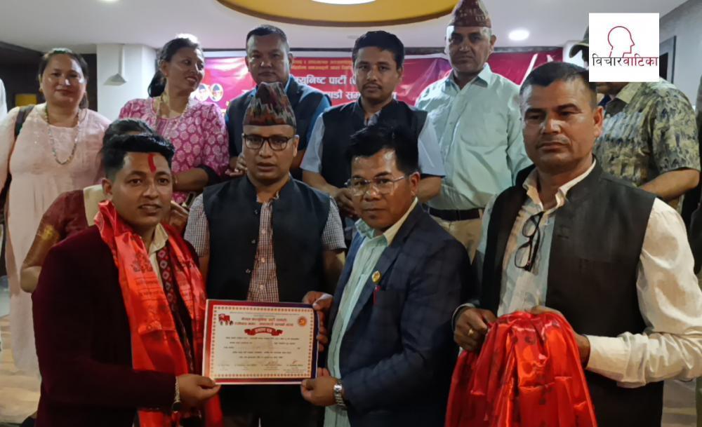 रामेछाप नगर सम्पर्क मञ्चको अध्यक्षमा सर्व सहमत विश्वकर्मा निर्वाचित ।