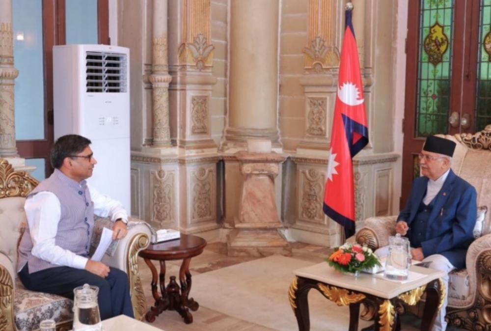 भारती प्रधानमन्त्री माेदीलाई नेपाल भ्रमणको निमन्त्रणा ।