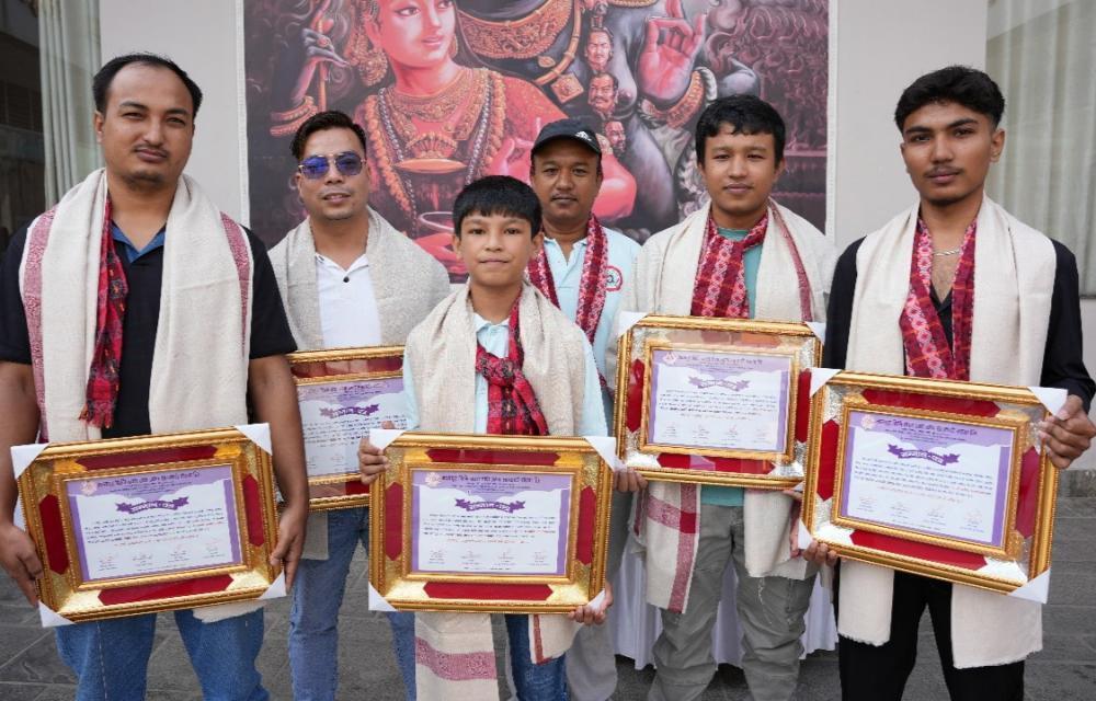 मध्यपुर थिमि सहकारीको थिमि भैलः २०८१ लाई सम्मान ।